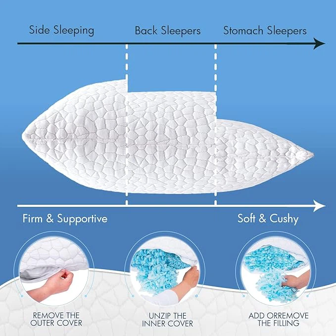 Cooling Shredded Memory Foam Pillow high quality